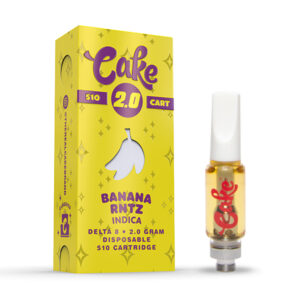 Cake 2g Delta-8 510 Cartridge | Banana Runtz – Indica