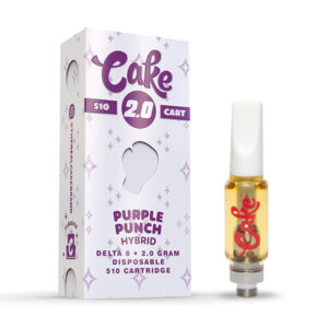 Cake 2g Delta-8 510 Cartridge | Purple Punch – Hybrid