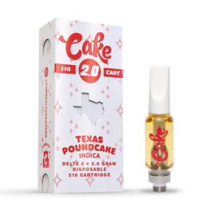 Cake 2g Delta-8 510 Cartridge | Texas Poundcake – Indica