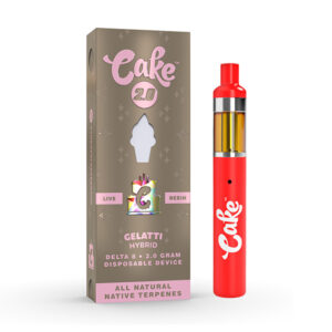 Cake Live Resin Delta 8 Disposable Vape | 2g | Gelatti – Hybrid