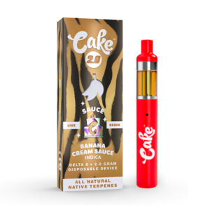 cake animal print d8 vape banana cream sauce