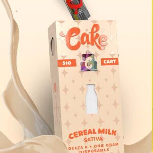 Cake Delta 8 510 Cartridge | 1g | Cereal Milk