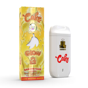 cake glow 3g disposable vape banana glue