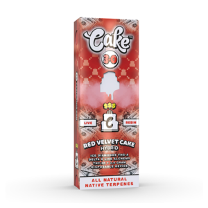 Cake Moneyline Disposable Vape | 3g | Red Velvet Cake – Hybrid