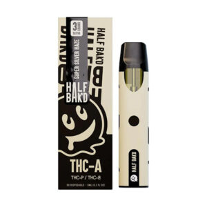 half bakd 3g thc a disposable super silver haze