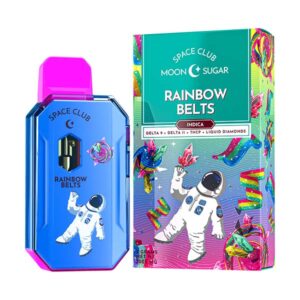 space club moon sugar 3g disposable rainbow belts