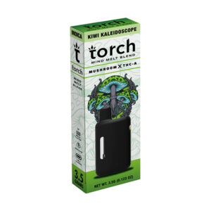 torch mind melt 35g black series mushrooms x thca disposable kiwi kaleidoscope