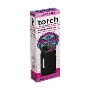 torch mind melt 35g black series mushrooms x thca disposable lady zaza