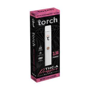 torch thca pressure 3.5g disposable white strawberry skunk 1